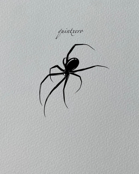 Simple Spider Tattoo Flash