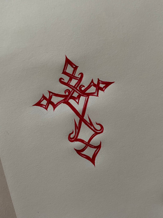 Cross Tattoo Flash 3