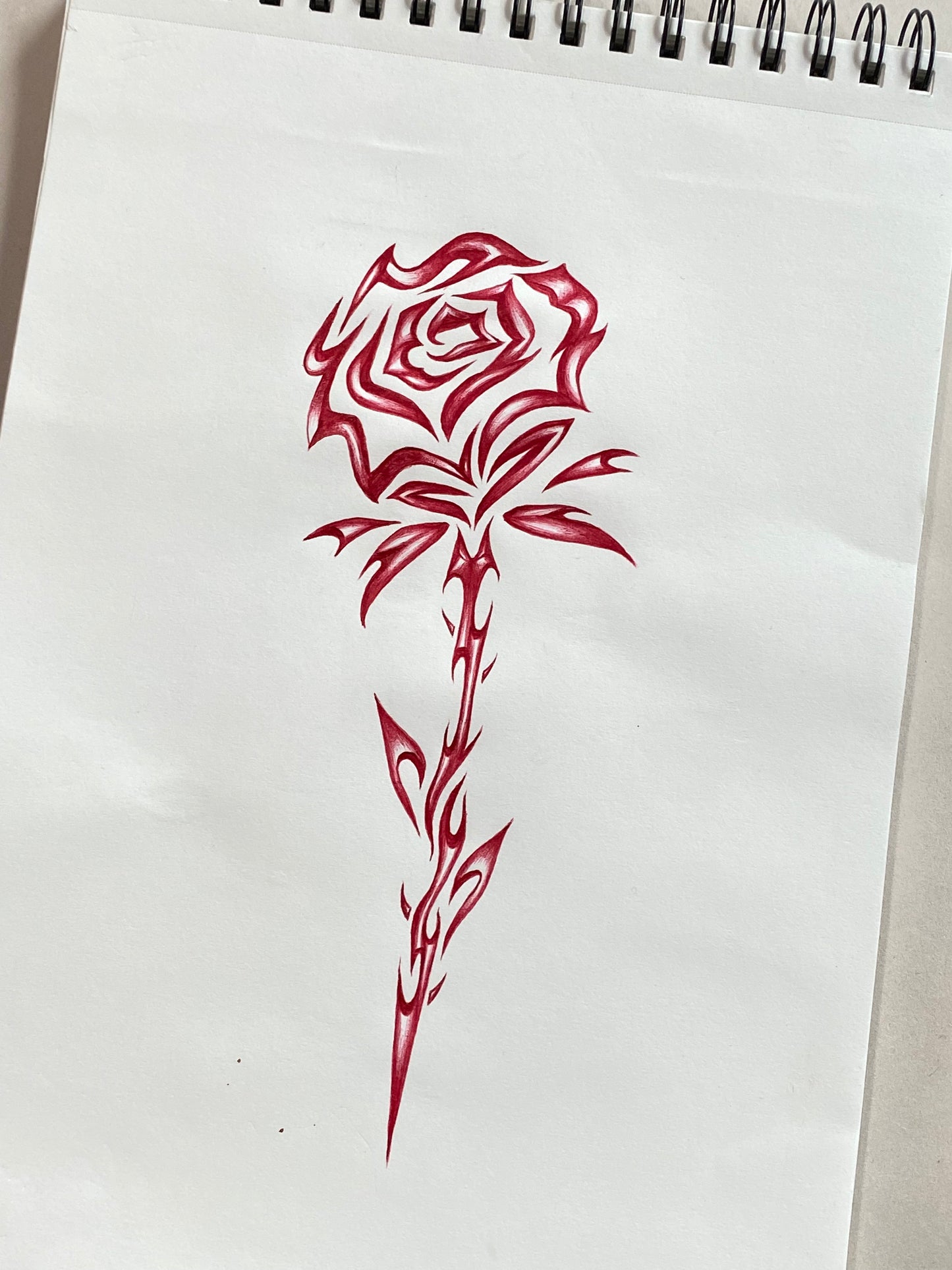 Rose Tattoo Flash