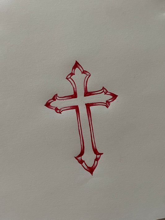 Cross Tattoo Flash 4